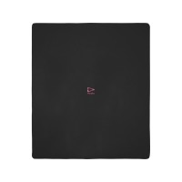 Huggy флисовое одеяло 220x250 см - сплошной черный