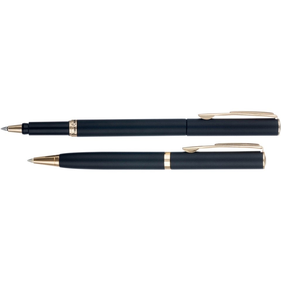 Набор Pierre Cardin PEN&PEN: ручка шариковая + роллер. Цвет - черный. Упаковка Е.