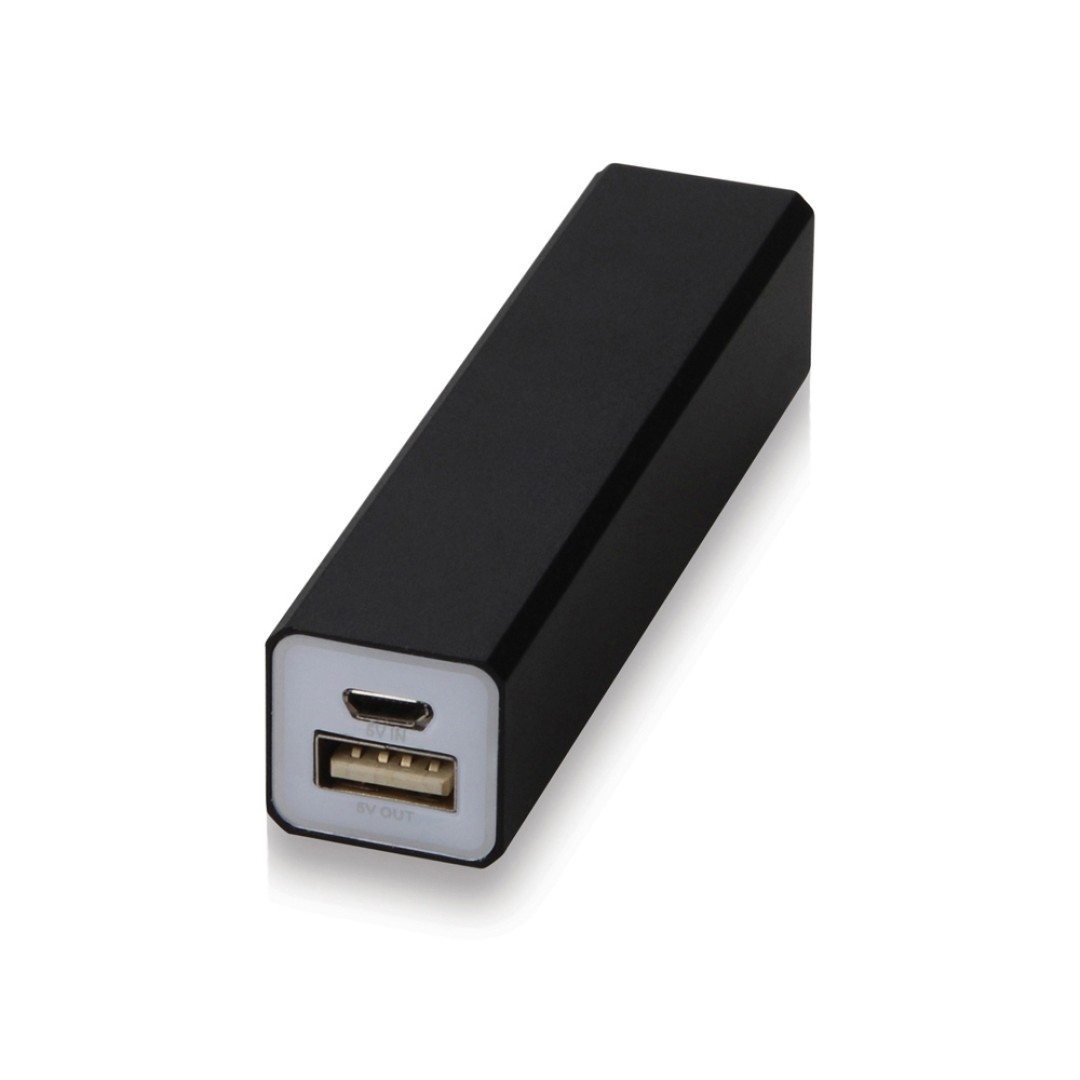 Портативное зарядное устройство "Брадуэлл", 2200 mAh, черный