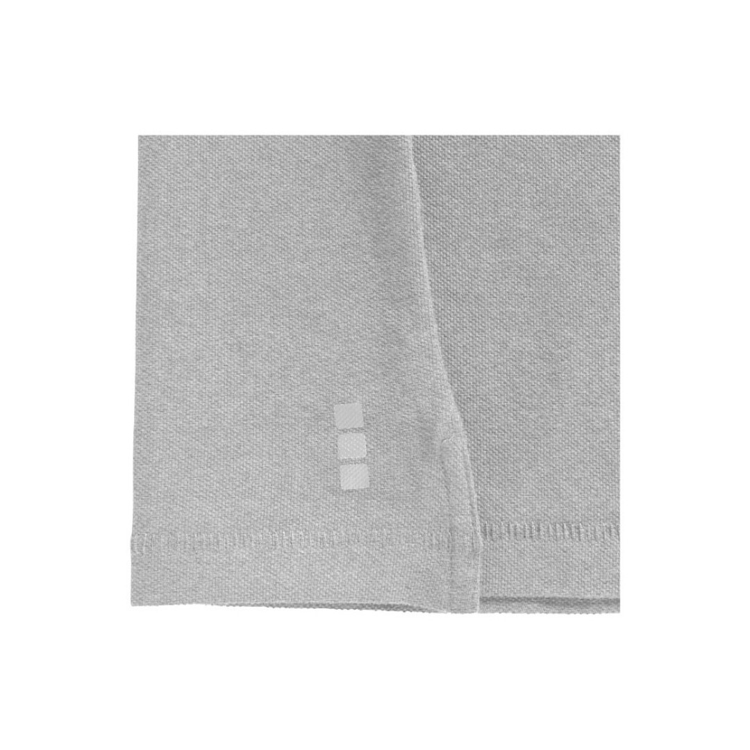 Рубашка поло "Oakville" женская с длинным рукавом, серый меланж