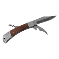 Набор «Подарочный» с многофункциональным ножом, темно-коричневый/бордовый