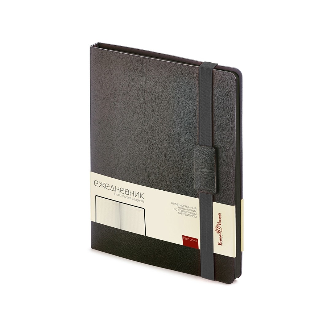 Ежедневник В5 недатированный «Leggenda», черный
