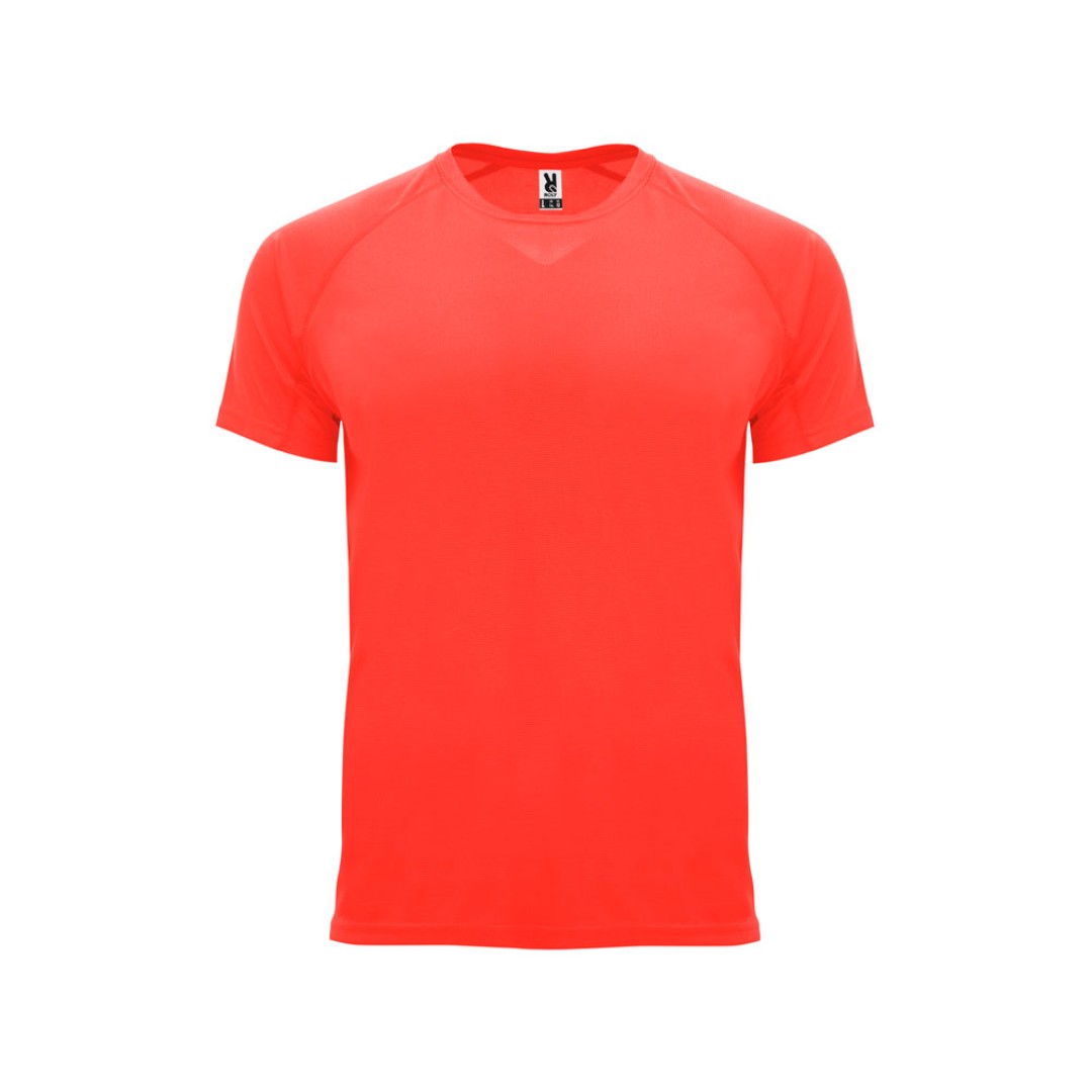 Футболка "Bahrain" мужская, неоновый кораловый