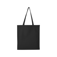 Florida эко-сумка с ластовицей плотностью 270 г/м2 - сплошной черный