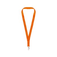 Ланъярд из RPET с карабином, оранжевый