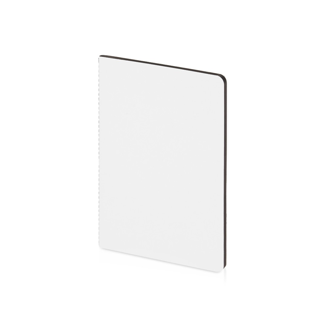 Бизнес-тетрадь А5 "Pragmatic Contrast", 40 листов в клетку, белый с черным срезом