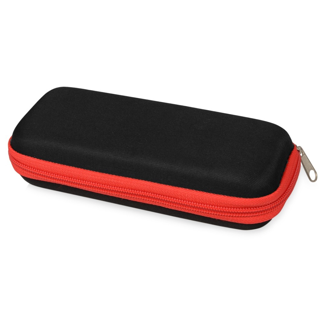 Зонт складной "Frisco", механический, 5 сложений, в футляре, красный