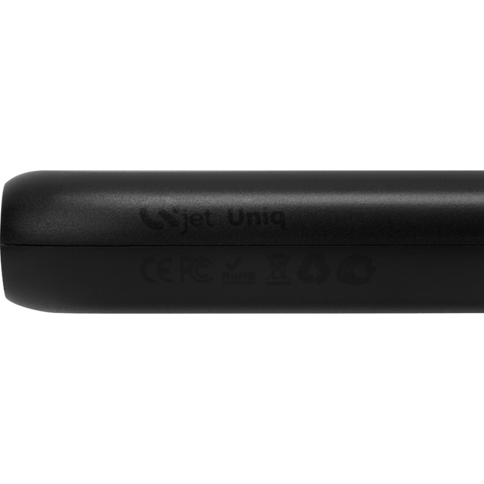 Портативное беспроводное зарядное устройство с док-станцией "Uniq", 10000 mah, черный