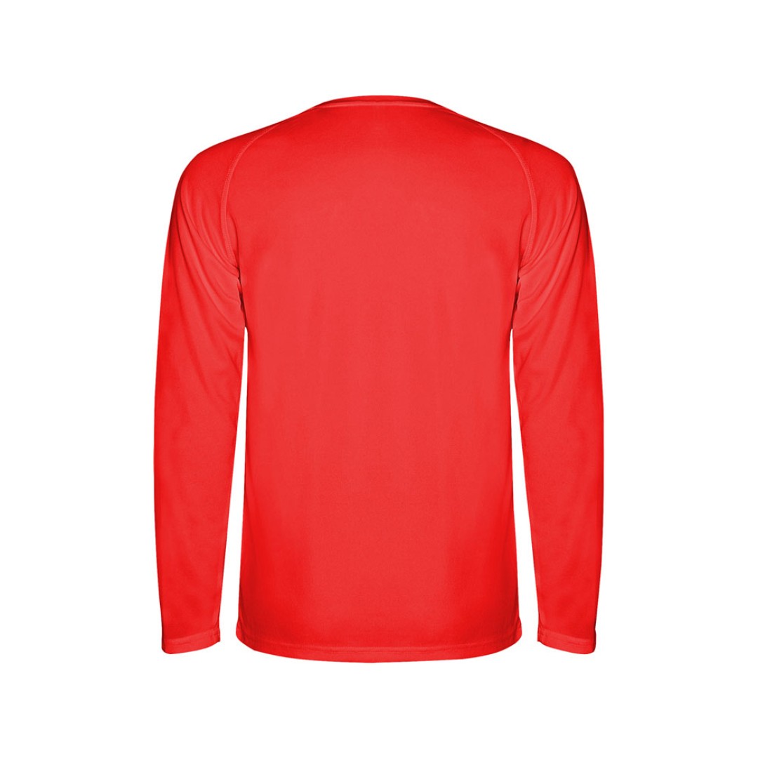 Футболка "Montecarlo " мужская с длинным рукавом, красный