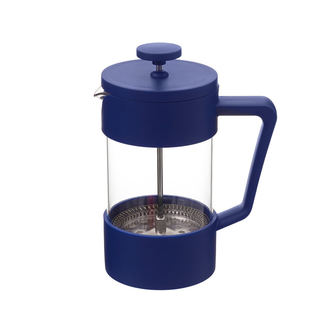 Пластиковый френч-пресс "Intense", 600мл, темно-синий