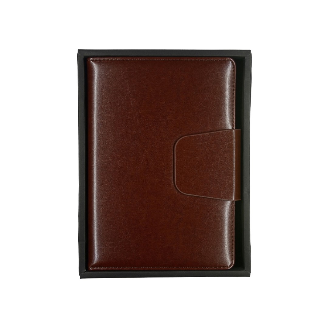 Ежедневник А5 недатированный «Prestige», темно-коричневый