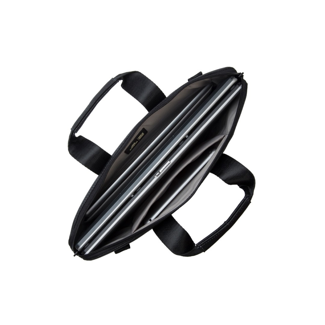 Сумка для ноутбука 15.6" из кожзама 8930, черный