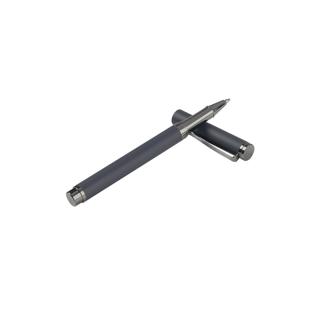 Ручка металлическая шариковая "Venezia Pragmatico" софт-тач, серый