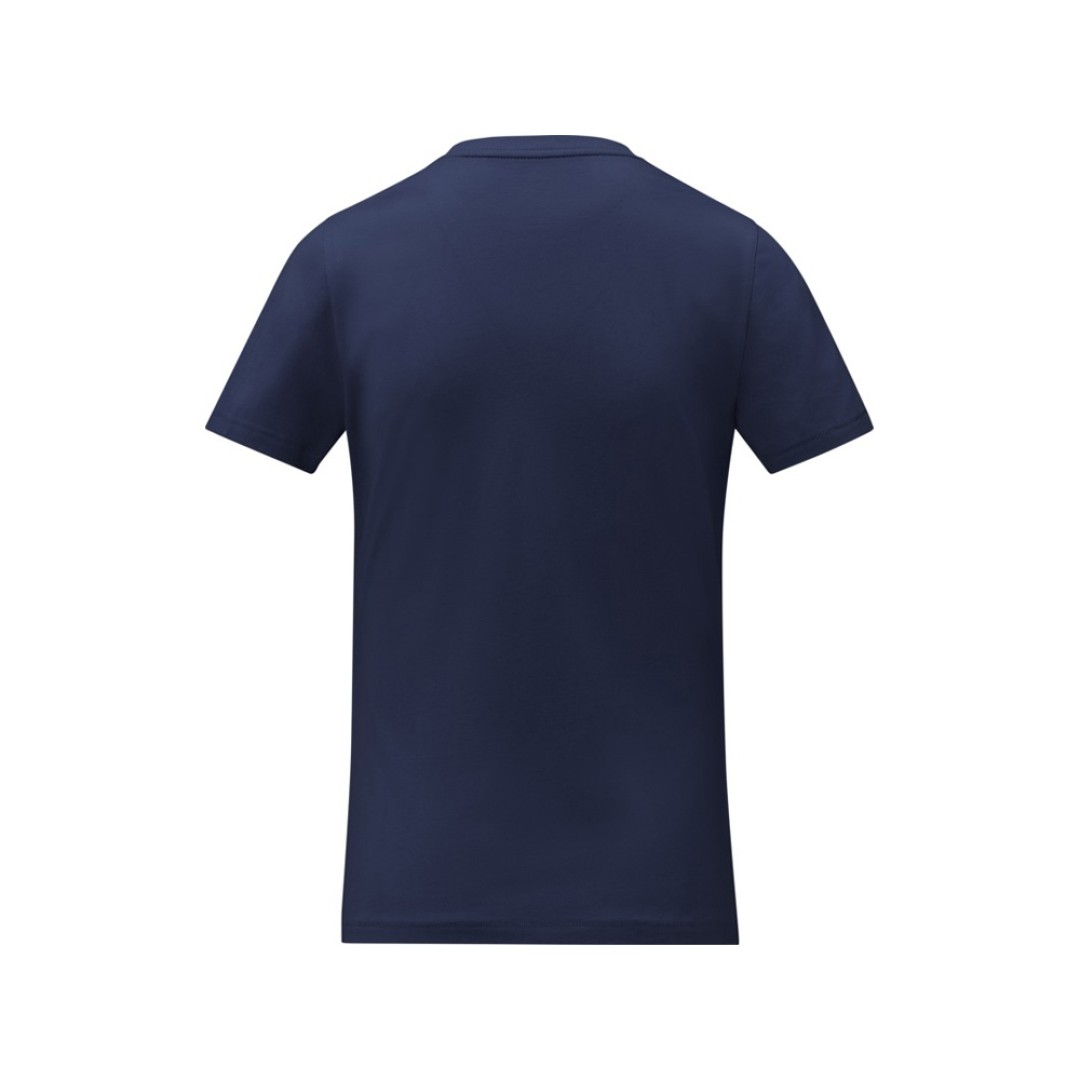 Somoto Женская футболка с коротким рукавом и V-образным вырезом , темно-синий