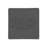 ПАТЧ КВАДРАТ nubuk (серый) 5,5 х 5,5 см