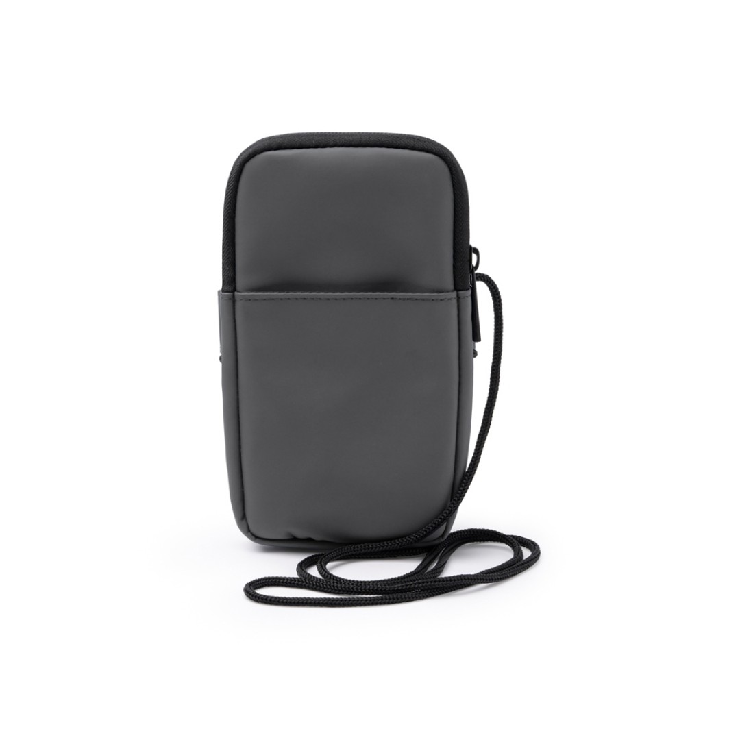 Сумка для мобильного телефона SEUL из экокожи, серый