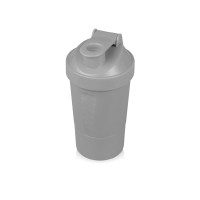 Шейкер для спортивного питания «Level Up», серый