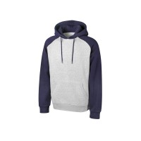 Толстовка с капюшоном «Dublin» мужская, темно-синий/серый меланж