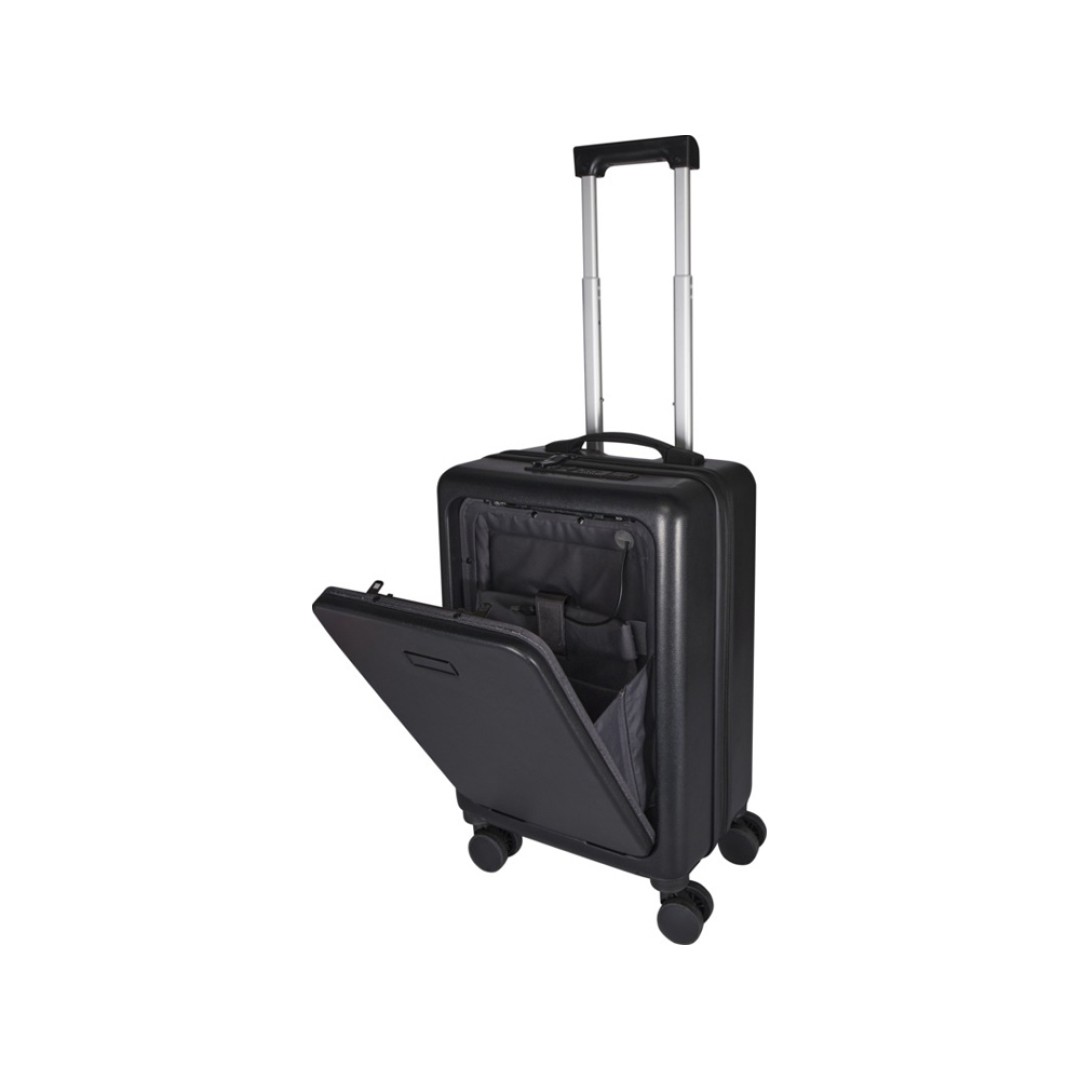 Rover Pro 20-дюймовый чемодан на колесах из материалов, переработанных согласно стандарту GRS, объемом 40 л - сплошной черный