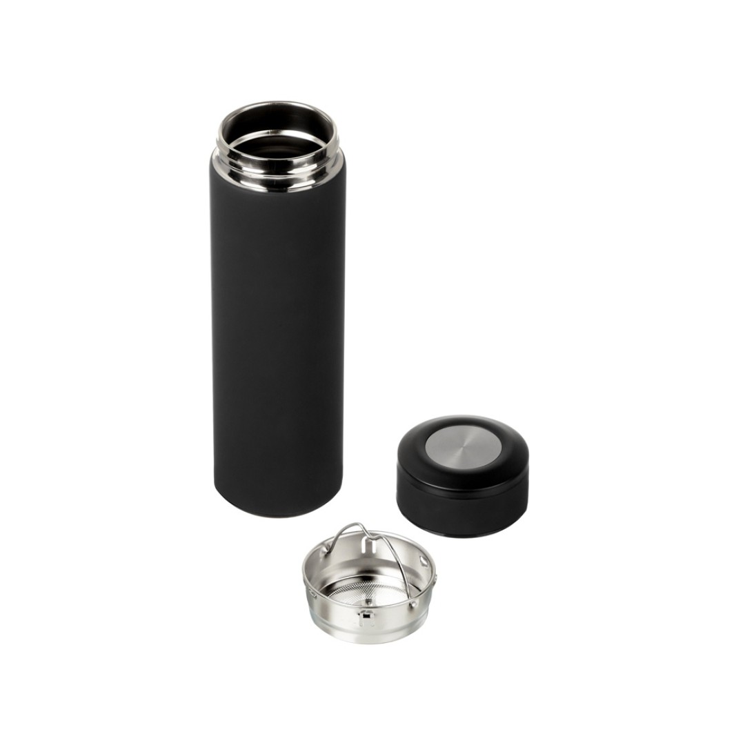 Вакуумный термос "Vacuum Flask C1", soft touch, 420мл, черный