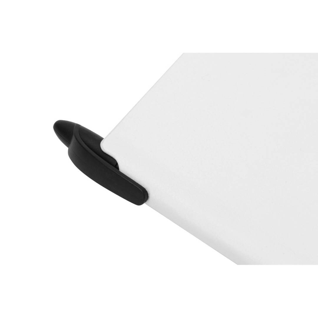 Блокнот «Notepeno» 130x205 мм с тонированными линованными страницами, белый