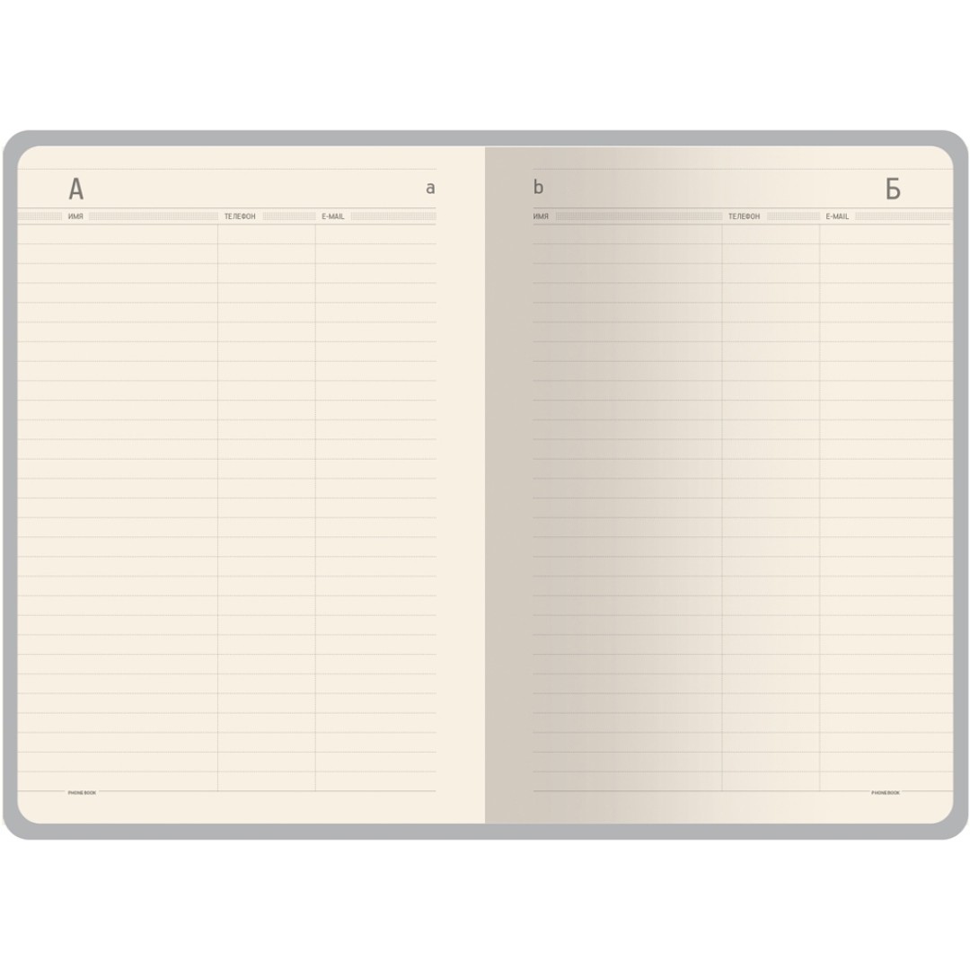 Ежедневник недатированный А5 "Megapolis Nebraska Flex", черный с золотым обрезом