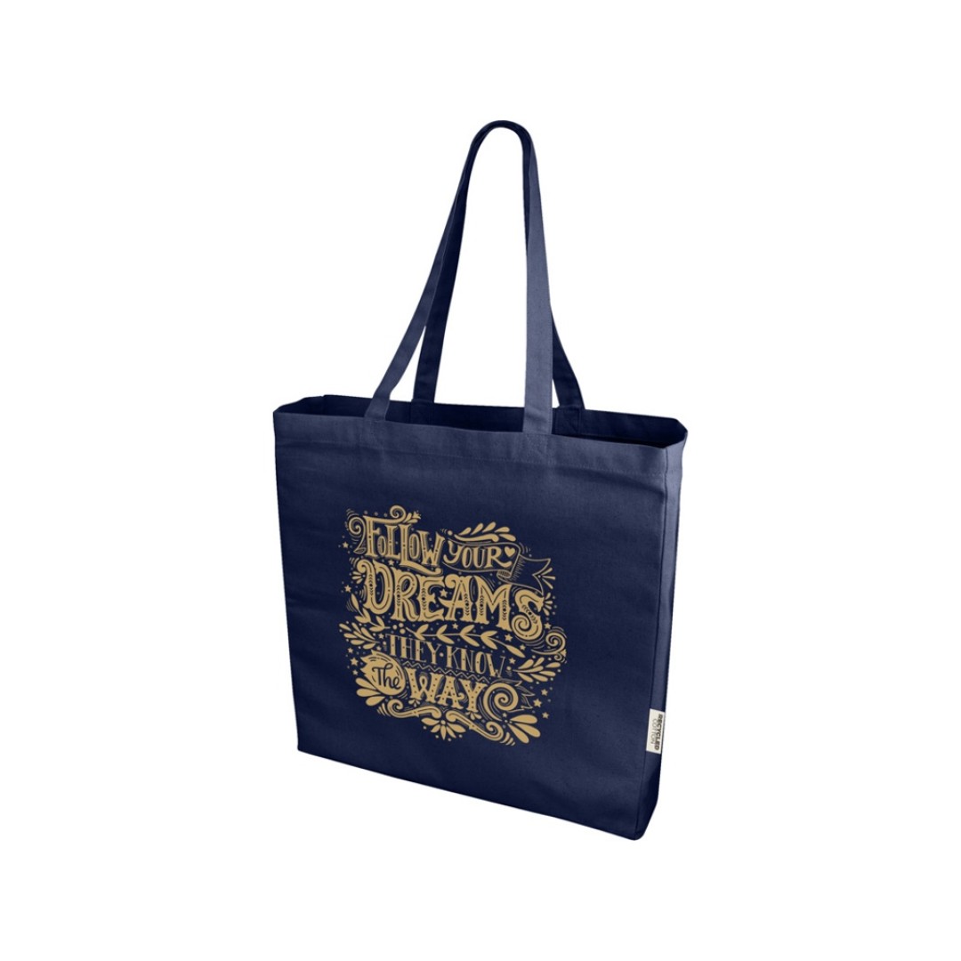 Odessa эко-сумка из переработанных материалов 220 г/м2 - Нейви