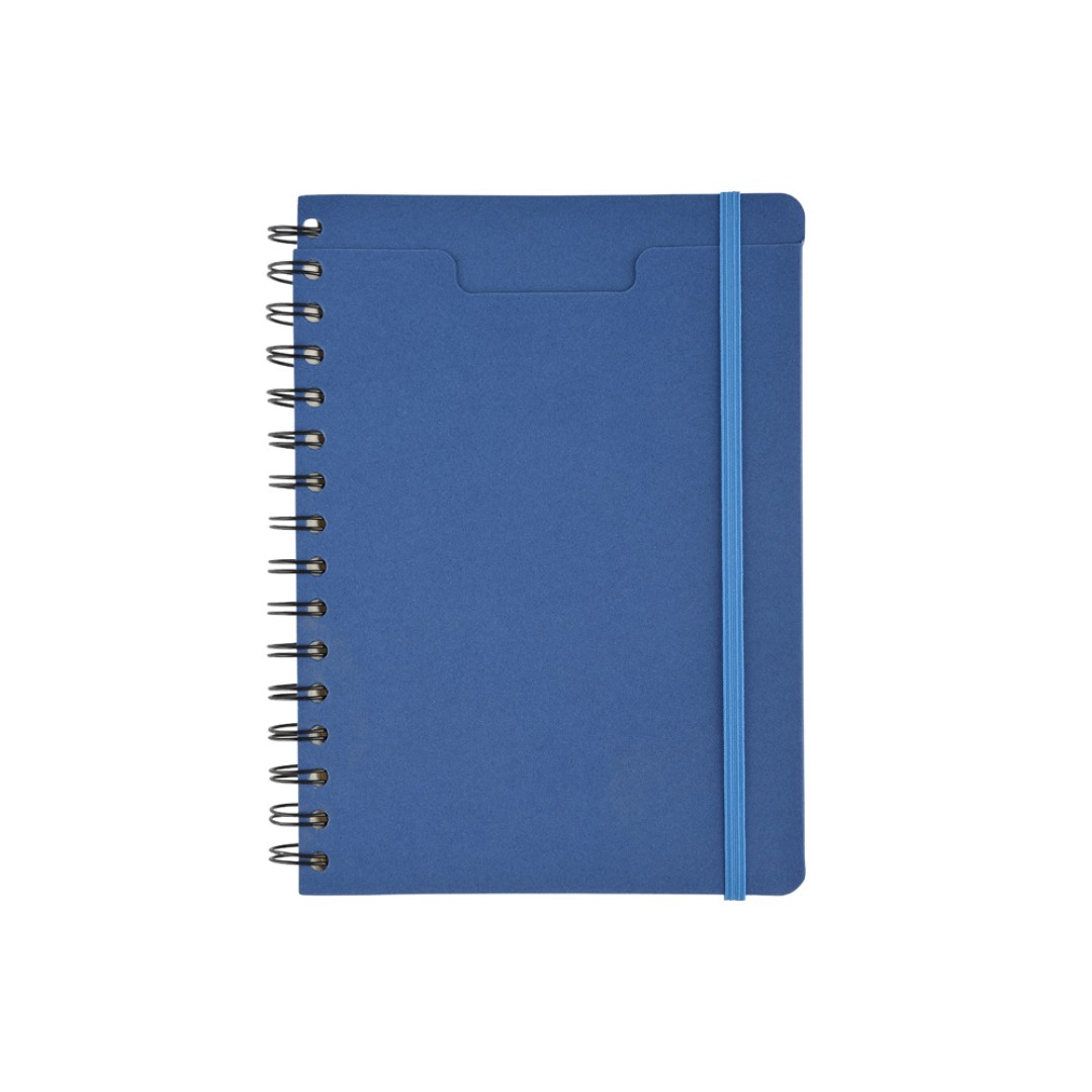 Ежедневник недатированный на гребне А5 "Pragmatic", синий (Р)