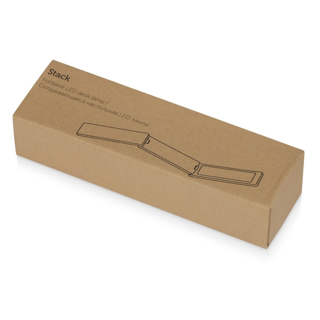 Складывающаяся настольная LED лампа "Stack", белый