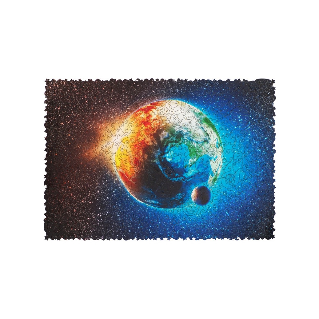 Деревянный пазл "Earth"
