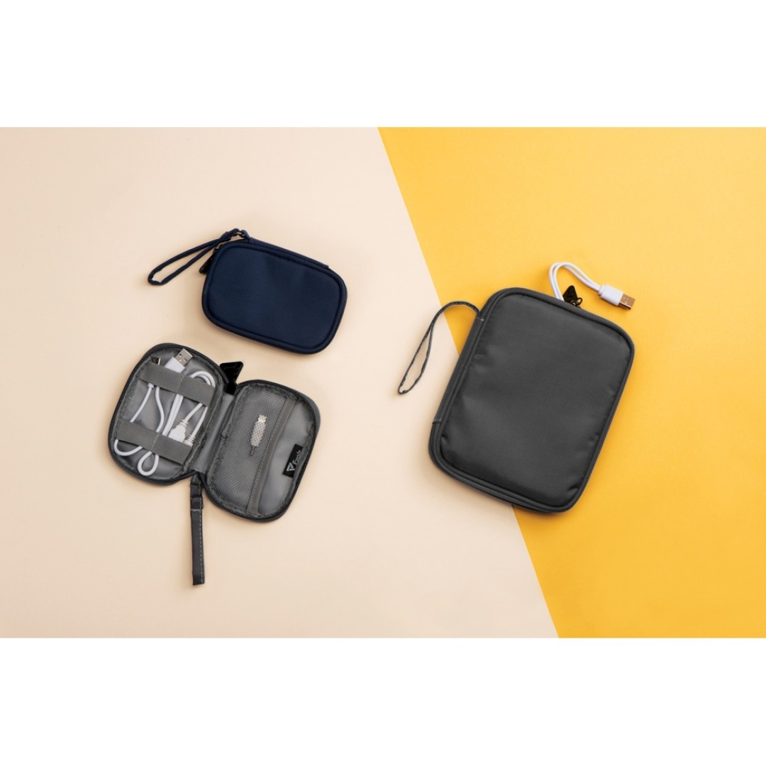 Органайзер для проводов «Keep Organized S», темно-серый (140*100*25)