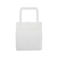 Liberty эко-сумка с прочным днищем объемом 6 л из нетканого материала, переработанного по стандарту GRS - Белый