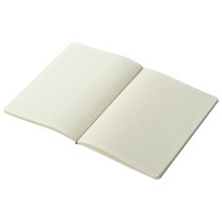 Блокнот "Wispy 2.0", гибкая обложка A5, 64 листа в линейку, черный