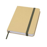 Reed блокнот формата А6 из переработанного материала в твердой обложке с простыми страницами - Зеленый лесной