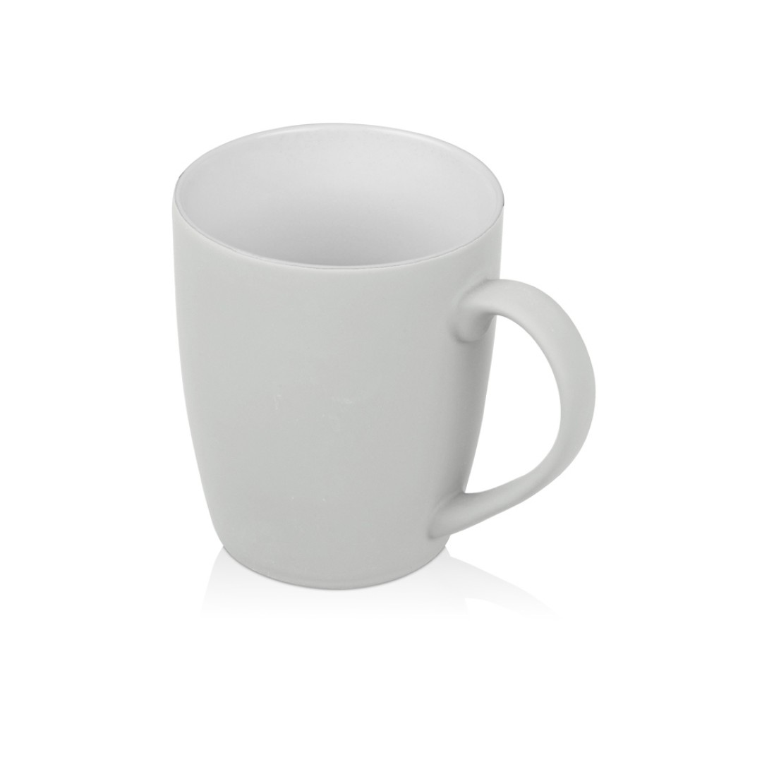 Кружка с покрытием soft-touch “Tulip Gum”, светло-серый NEW 420C