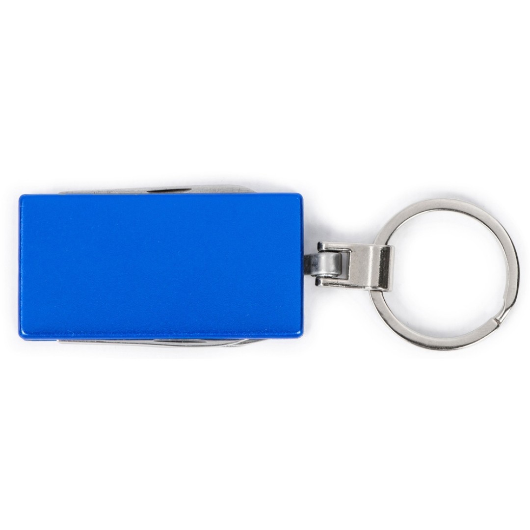 Мультитул-брелок 5-в-1 «Badge», синий