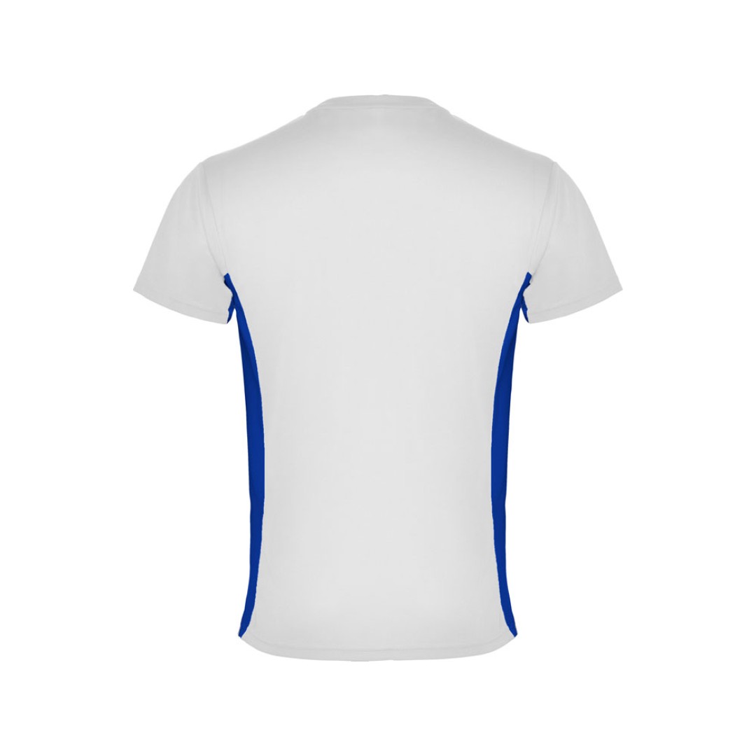 Спортивная футболка "Tokyo" мужская, белый/королевский синий