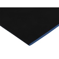 Бизнес-тетрадь А5 "Pragmatic Contrast", 40 листов в клетку, черный с голубым срезом