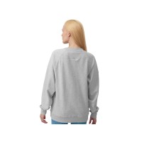 Свитшот оверсайз с рукавом реглан «Belgrade», унисекс, серый меланж