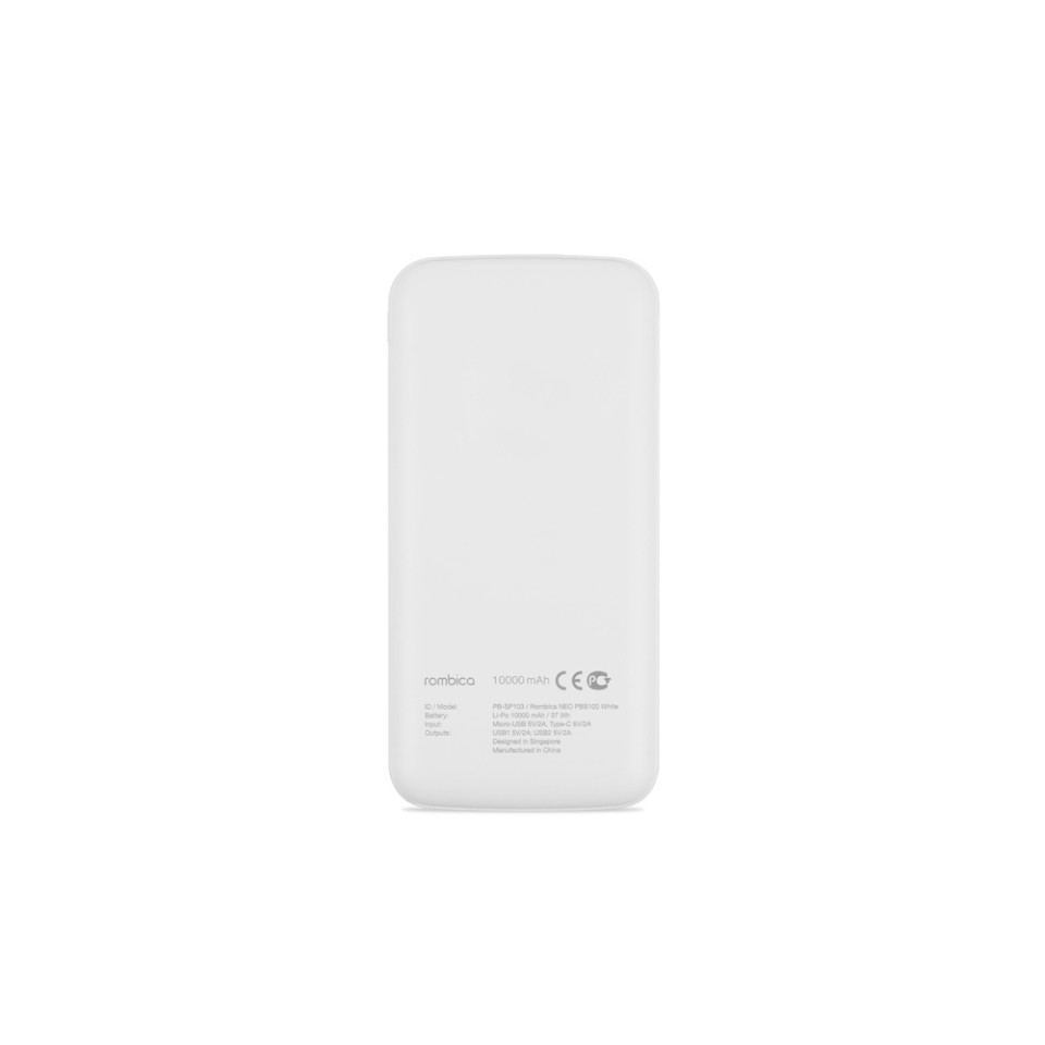 Внешний аккумулятор Rombica NEO PBS100 White (Р)