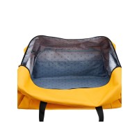 Сумка дорожная TORBER MOBI, желтая, полиэстер 900D с PU покрытием, 65 х 37 х 34 см