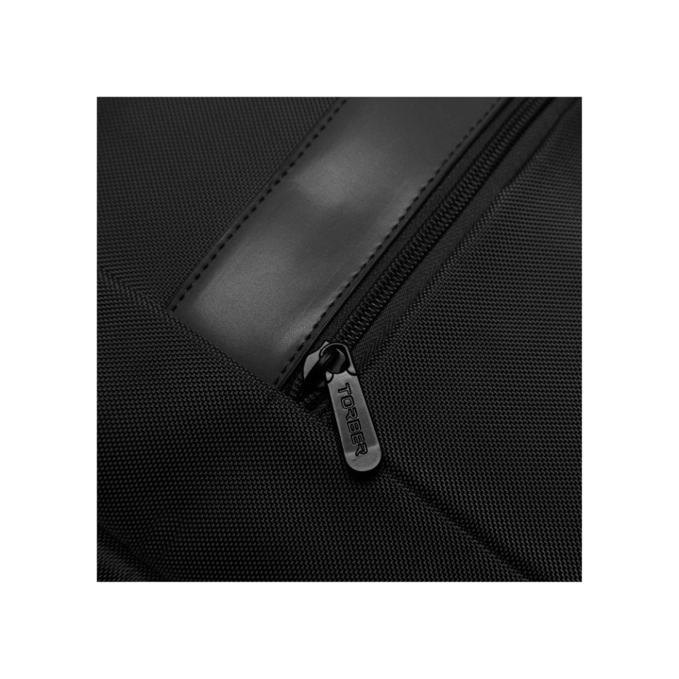 Рюкзак TORBER VECTOR с отделением для ноутбука 15,6", черный, полиэстер 840D, 44 х 30 x 9,5 см