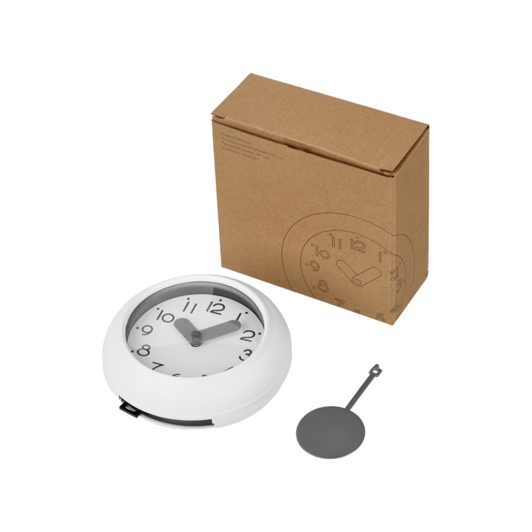 Настенные часы с маятником "Pendulum", белый