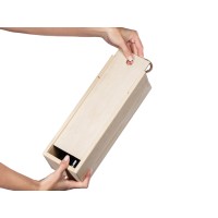 Подарочная коробка для алкоголя из массива дерева "Celebrate"