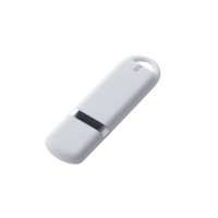 USB-флешка на 32 ГБ 3.0 USB, с покрытием soft-touch, белый