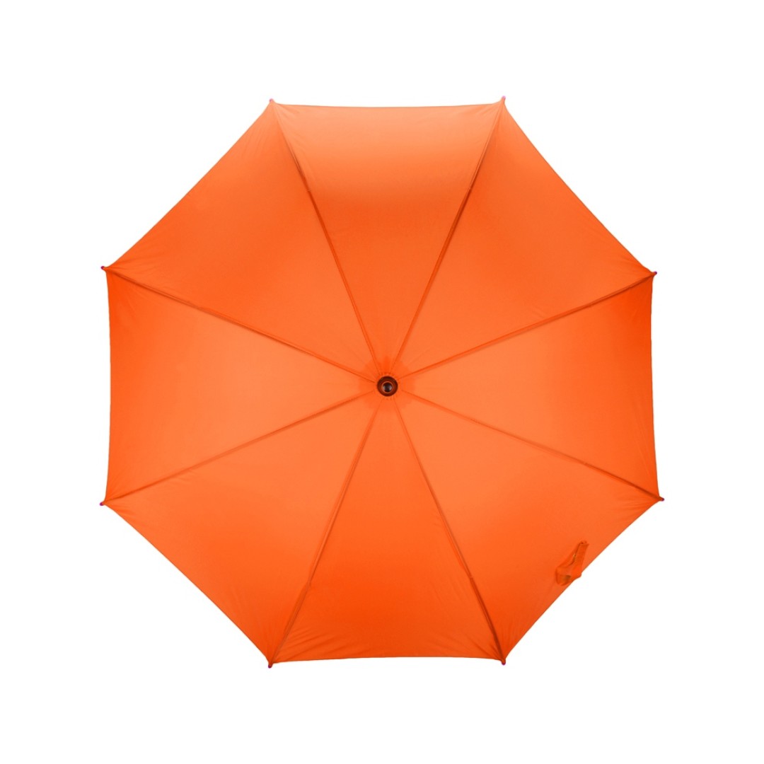 Зонт-трость "Радуга", оранжевый