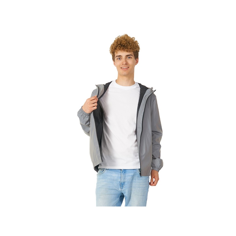 Ветровка светоотражающая 2XL, серебристый