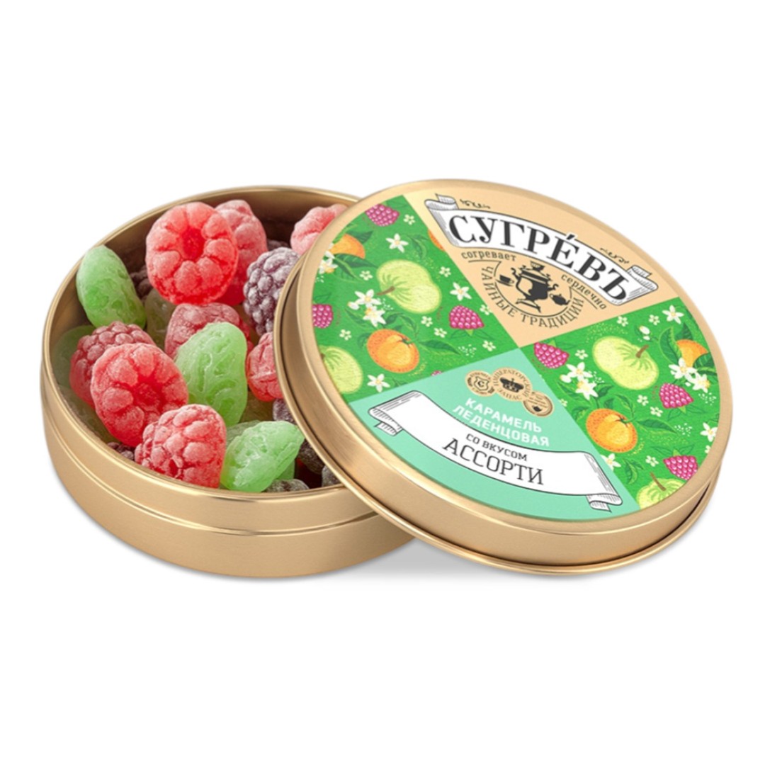 Ж/б монпансье СУГРЕВЪ ассорти