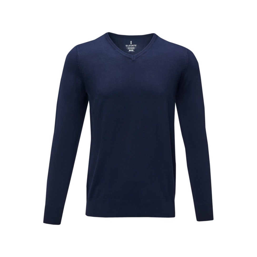 Мужской пуловер Stanton с V-образным вырезом, темно-синий