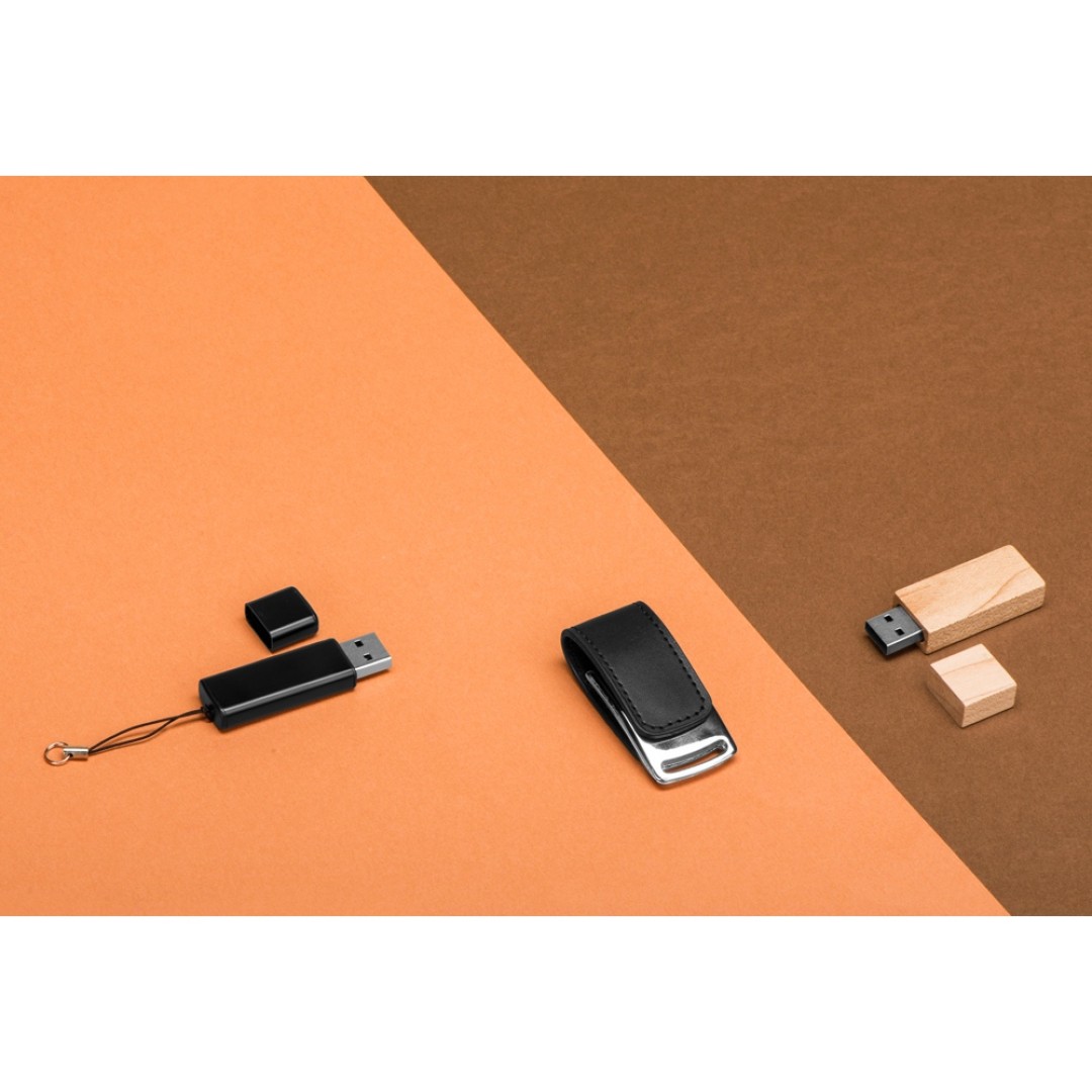 Флеш-карта USB 2.0 16 Gb с магнитным замком "Vigo", черный/серебристый
